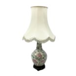 Oriental table lamp of bulbous form