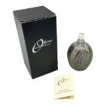 Okra glass scent bottle