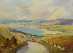 R Cochrane (Irish 20th century): 'Path Near Horn Head Donegal'