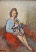 Charles McCall (British 1907-1989): Mother and Son