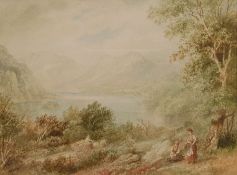 A Pernet (British 19th century): 'Ullswater Lake District'