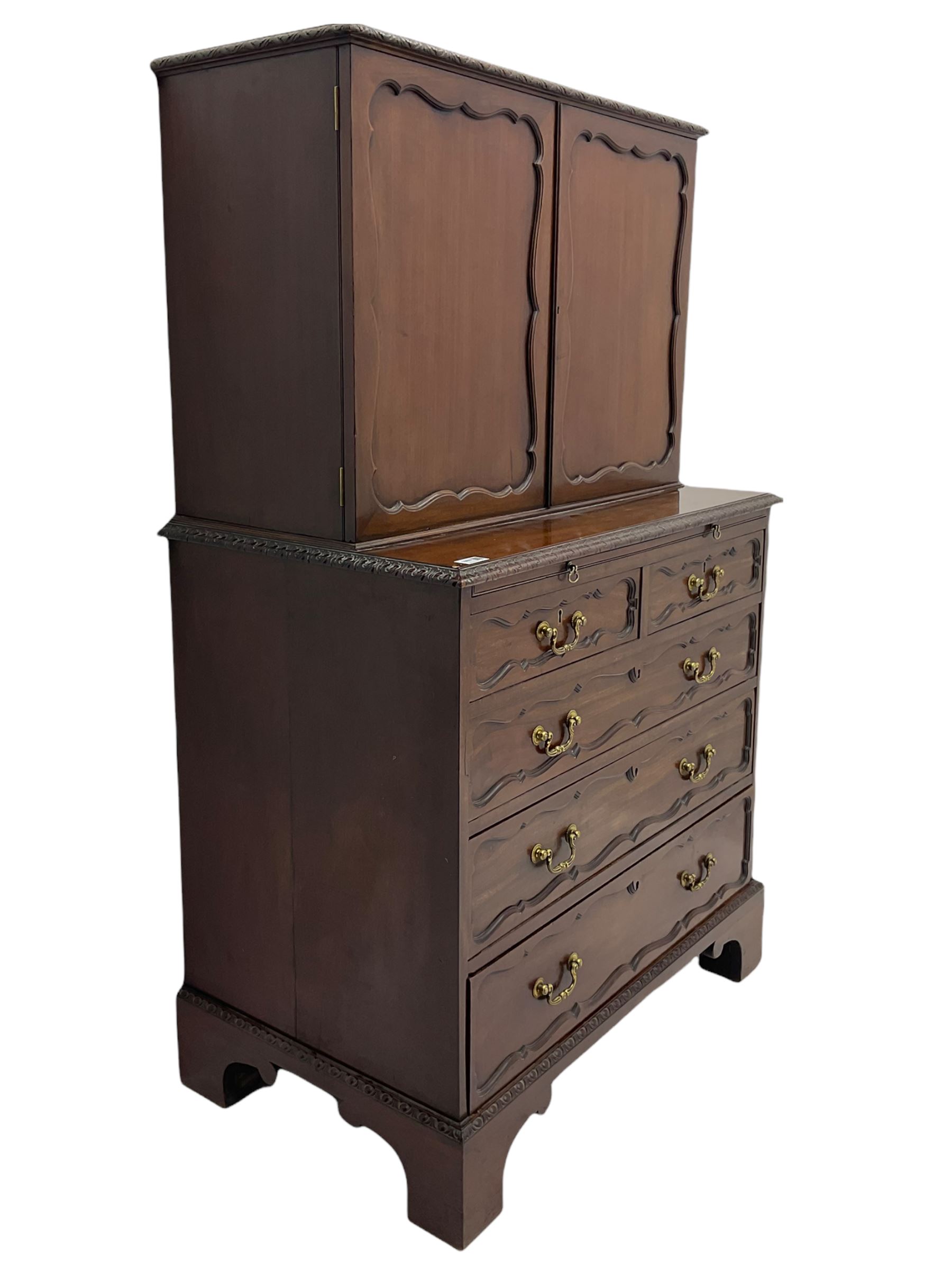 Late 19th century mahogany estate type cabinet - Image 3 of 14