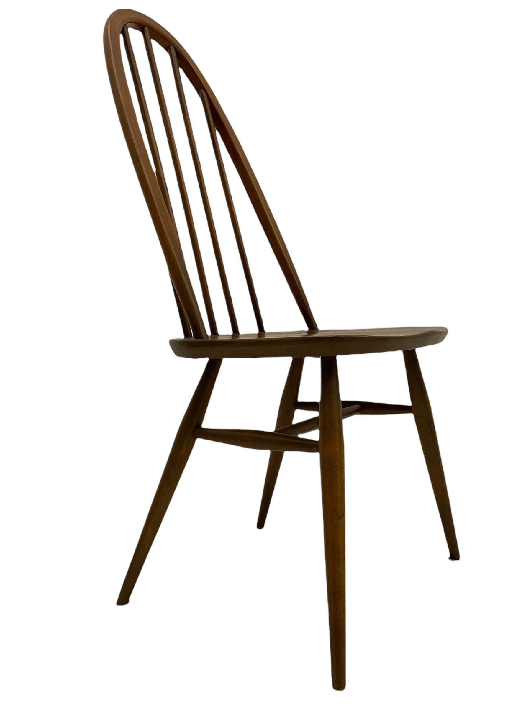 Four Ercol medium elm and beech chairs - Image 6 of 8