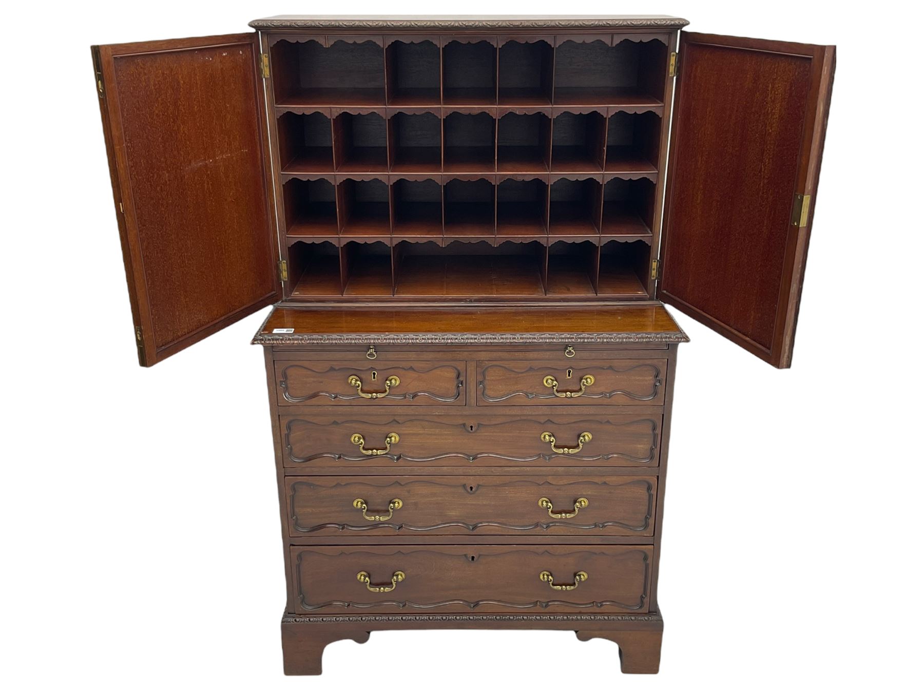 Late 19th century mahogany estate type cabinet - Image 7 of 14