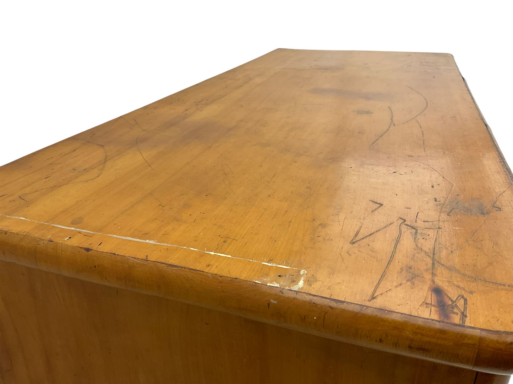 Victorian satinwood chest - Image 5 of 8
