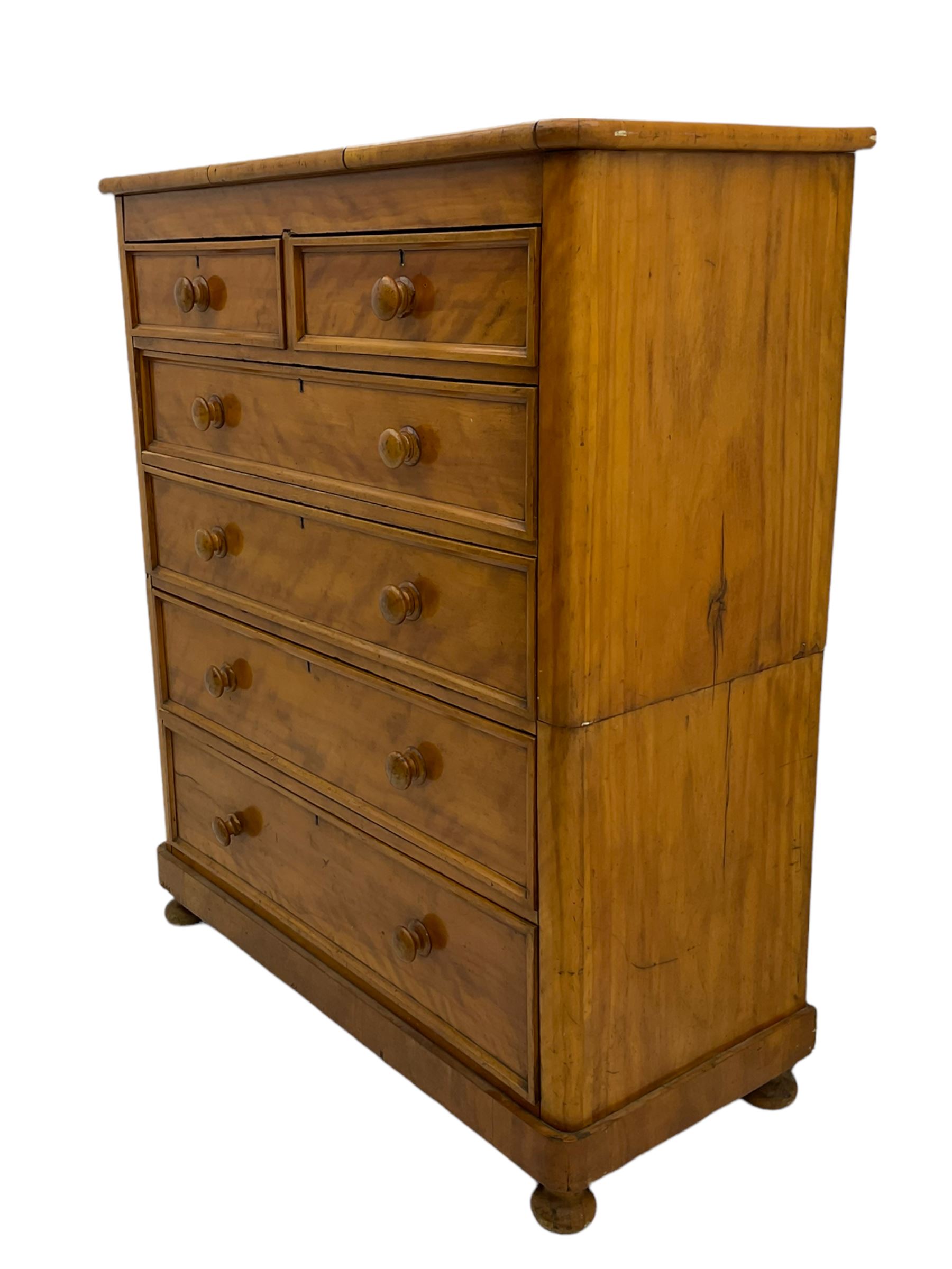 Victorian satinwood chest - Image 2 of 8