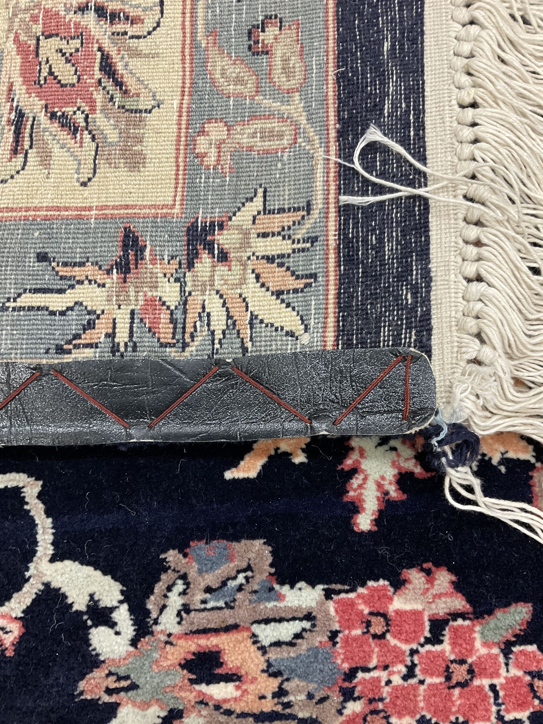Persian blue ground rug carpet - Image 6 of 8