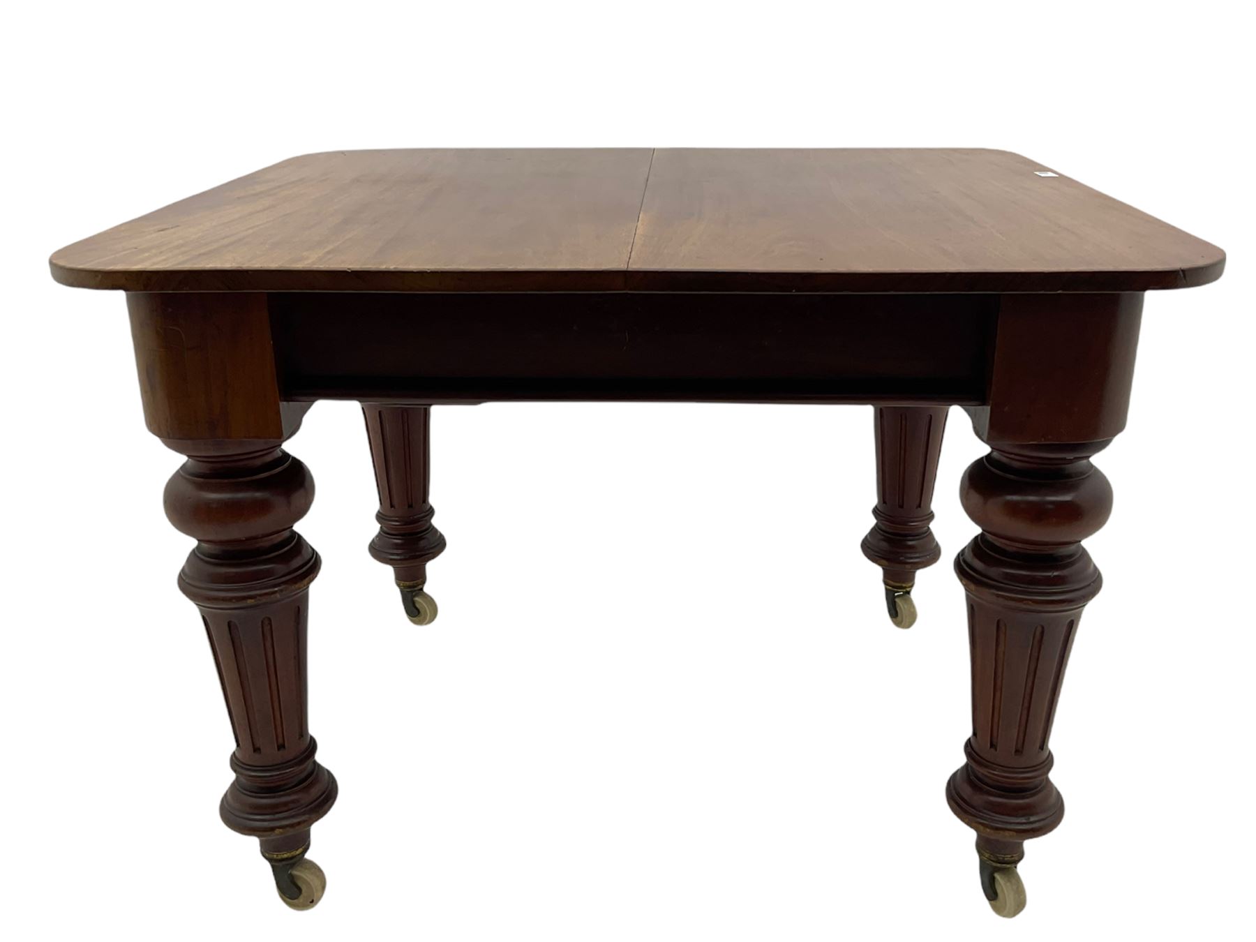 Victorian mahogany extending dining table - Image 9 of 10