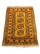 Bokhara gold ground rug