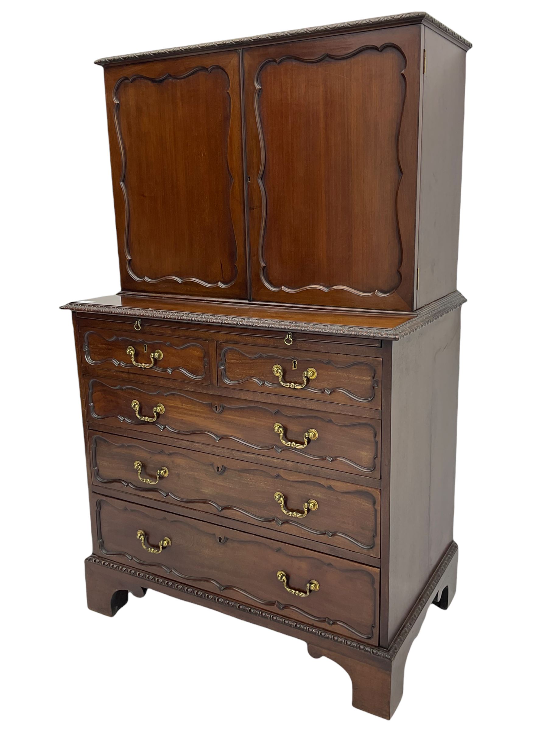 Late 19th century mahogany estate type cabinet - Image 4 of 14