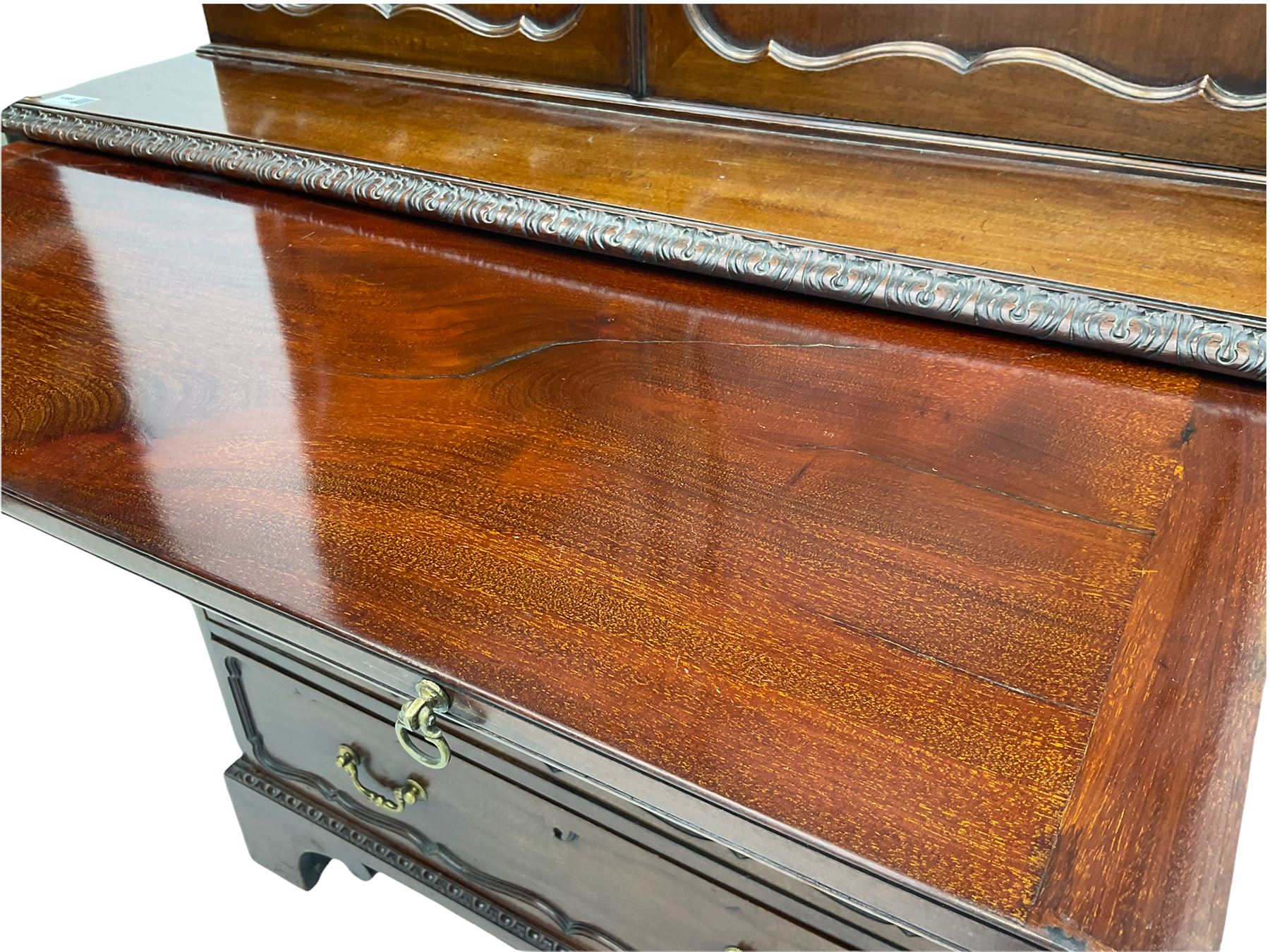 Late 19th century mahogany estate type cabinet - Image 13 of 14