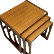 G-Plan teak nest of three tables