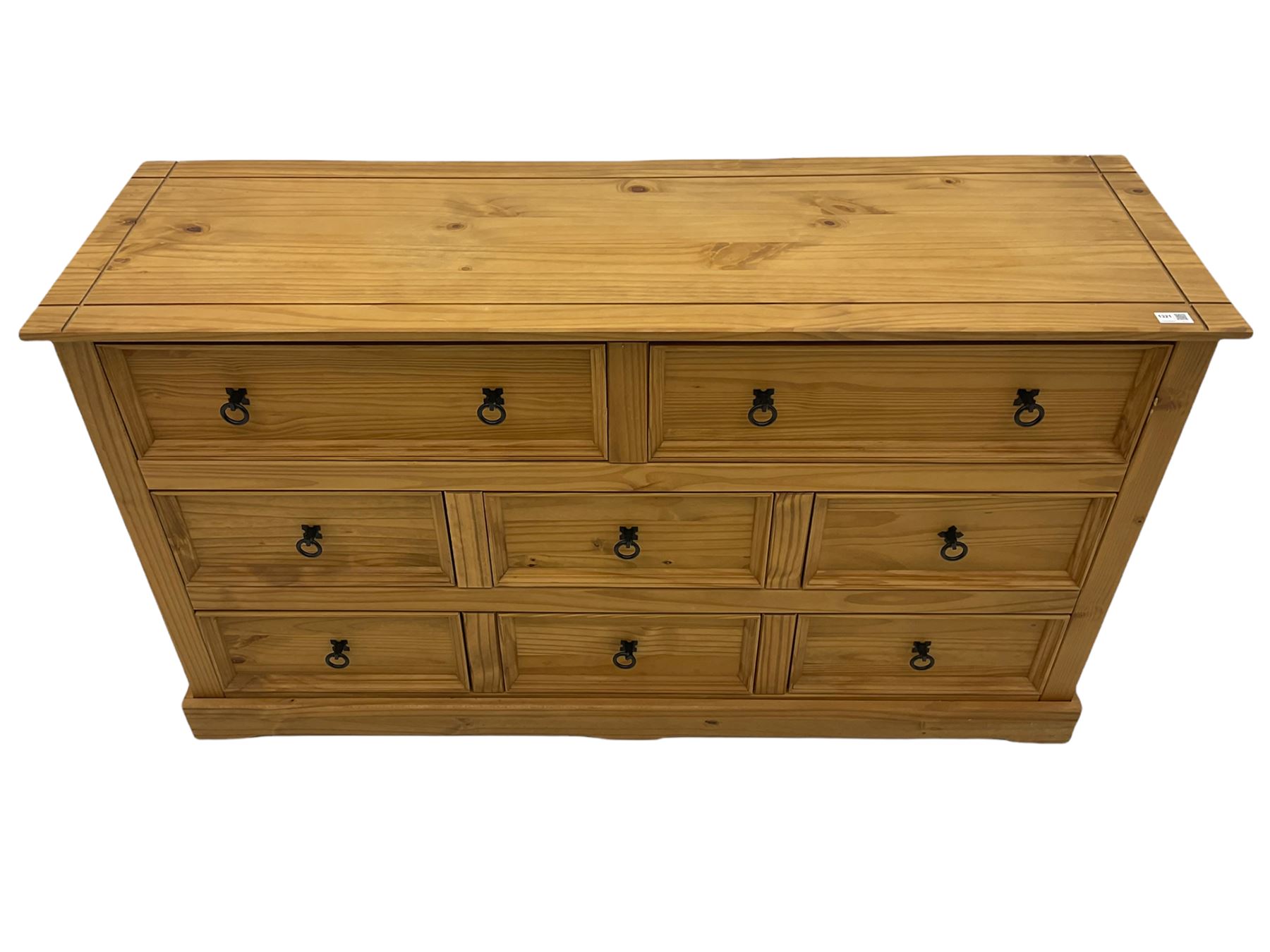 Pine chest fitted with eight drawers - Image 3 of 7