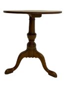 19th century mahogany tripod table