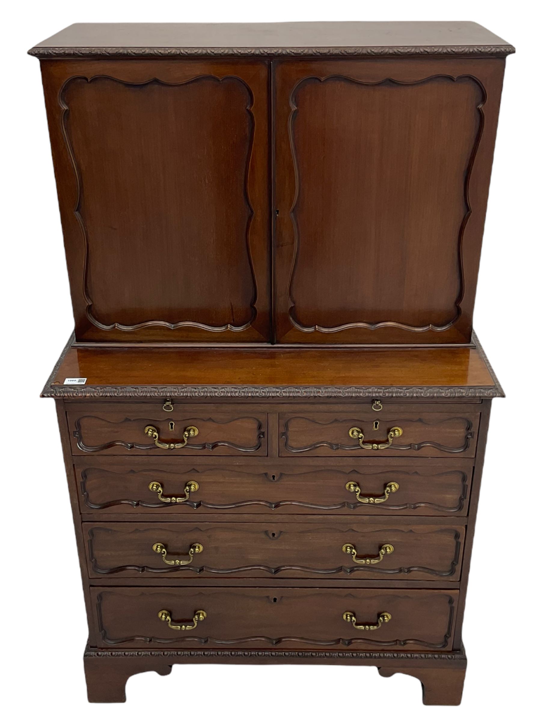 Late 19th century mahogany estate type cabinet - Image 2 of 14