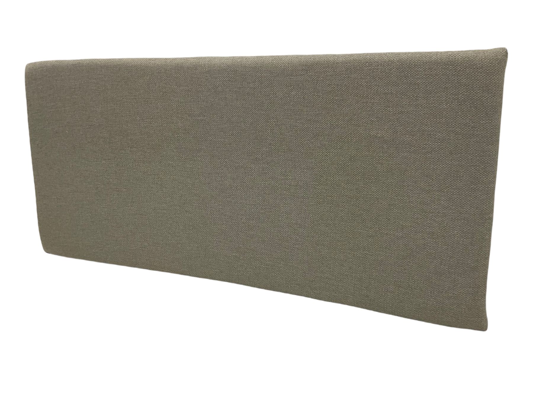SuperKing 6' headboard upholstered in Warwick moon grey fabric - Image 4 of 5