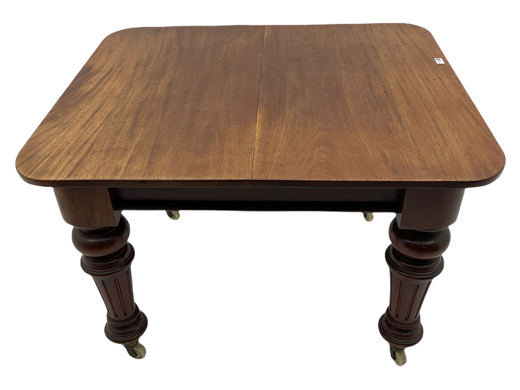 Victorian mahogany extending dining table - Image 2 of 10