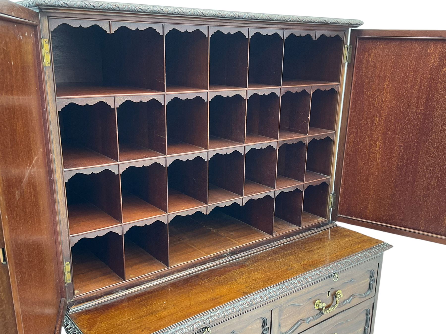 Late 19th century mahogany estate type cabinet - Image 6 of 14