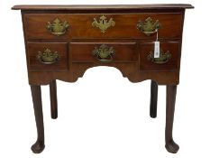 Georgian mahogany lowboy