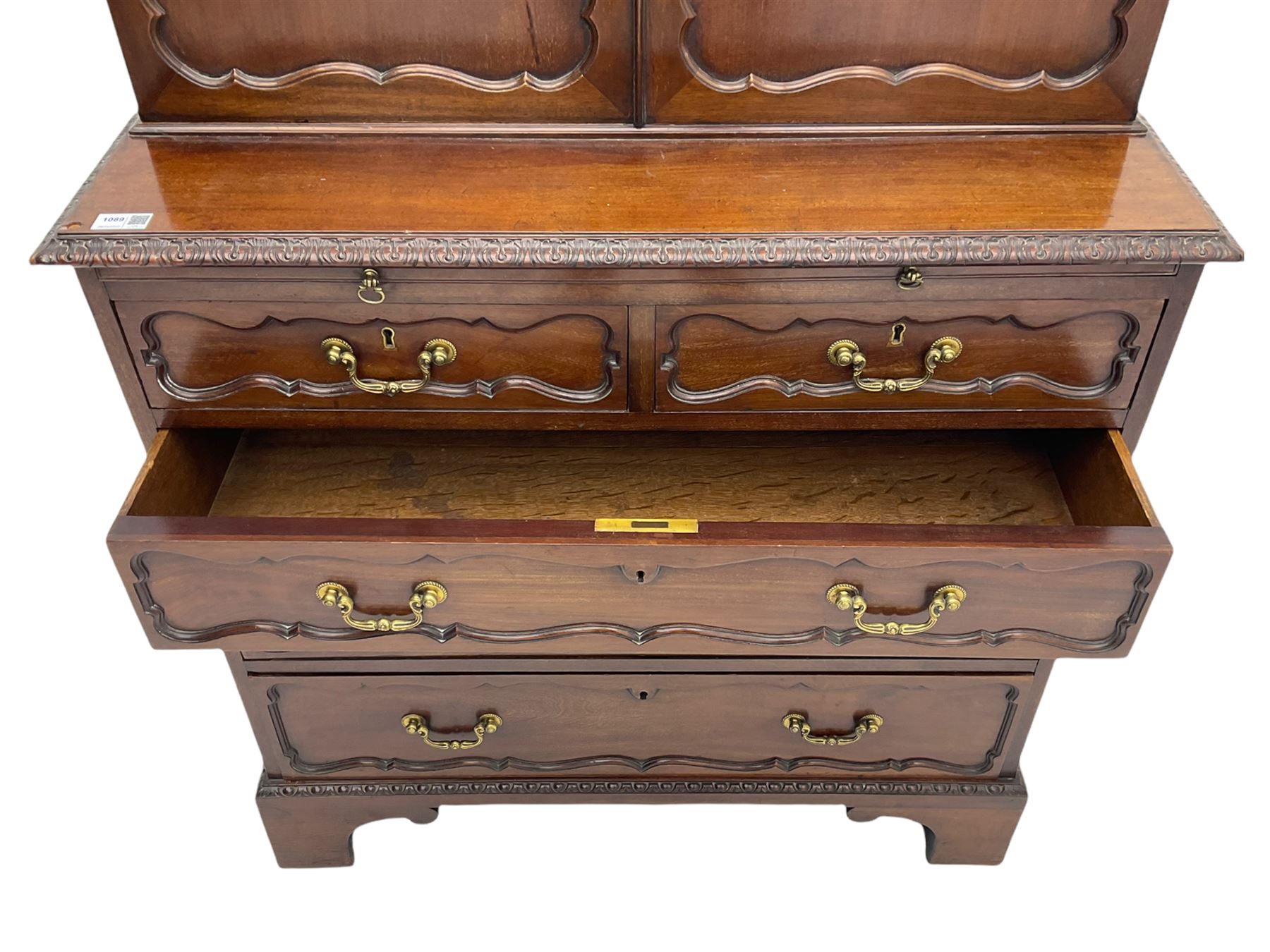 Late 19th century mahogany estate type cabinet - Image 12 of 14