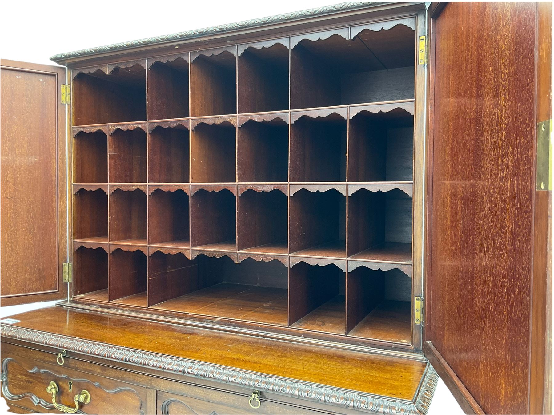 Late 19th century mahogany estate type cabinet - Image 10 of 14