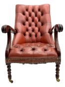 Regency style library chair