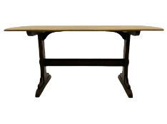 Ercol oak dining table