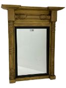 Regency gilt framed pier mirror
