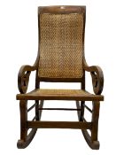 Hardwood rocking chair