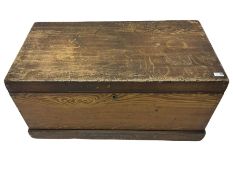 Victorian scumbled camphorwood blanket box