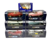 Revell - seven 1:18 scale die-cast models comprising '55 Ford Thunderbird; '56 Thunderbird 'Pink Dre