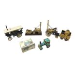 Modern Kovap Czechoslovakia tin-plate model of a steam roller; boxed; tin-plate model of a Traction