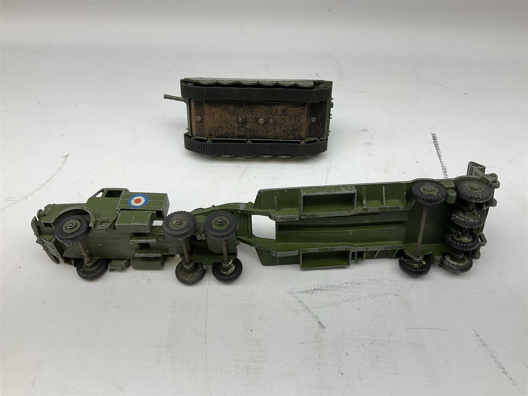 Dinky - twenty unboxed and playworn die-cast military vehicles including Mighty Antar tank Transport - Image 7 of 7