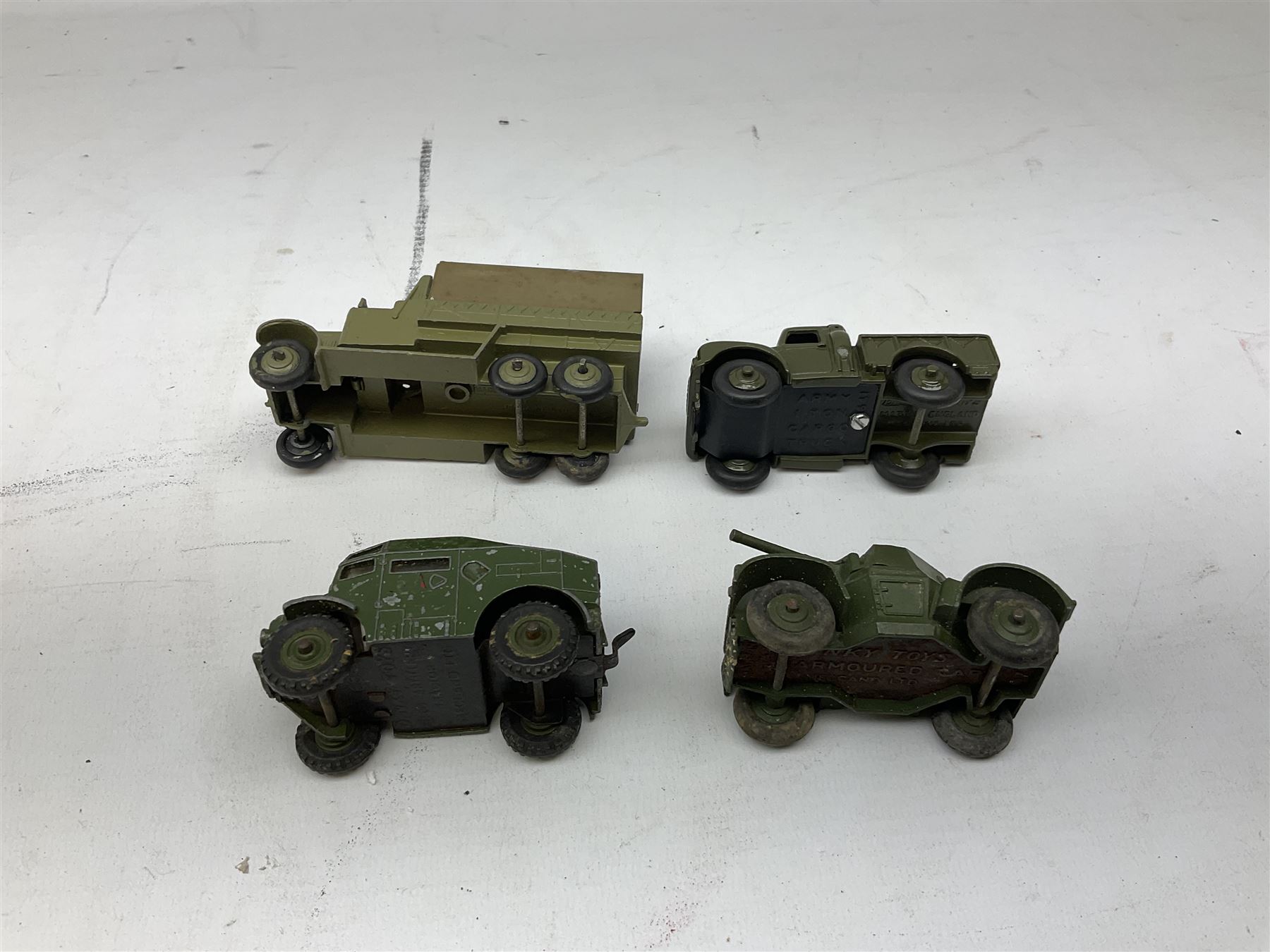 Dinky - twenty unboxed and playworn die-cast military vehicles including Mighty Antar tank Transport - Image 8 of 8