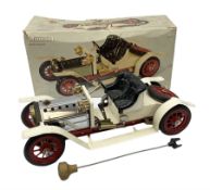 Mamod Steam Roadster; boxed with steering rod.