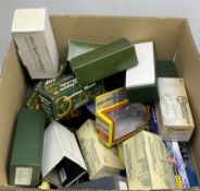 Large quantity of empty die-cast model boxes including Corgi; EFE; Lone Star; Lansdowne Models; Broo