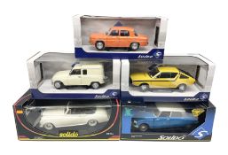 Solido - two Prestige models comprising Citroen DS Rallye 1963 and Rolls Royce; together with three