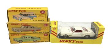 Dinky - four die-cast models comprising De Soto Fireflite Sedan No.192; Dodge Royal Sedan No.191; Na