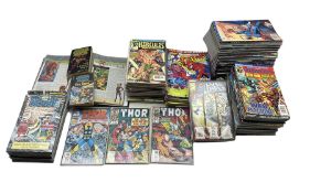 A mixed medium collection of Marvel comics
