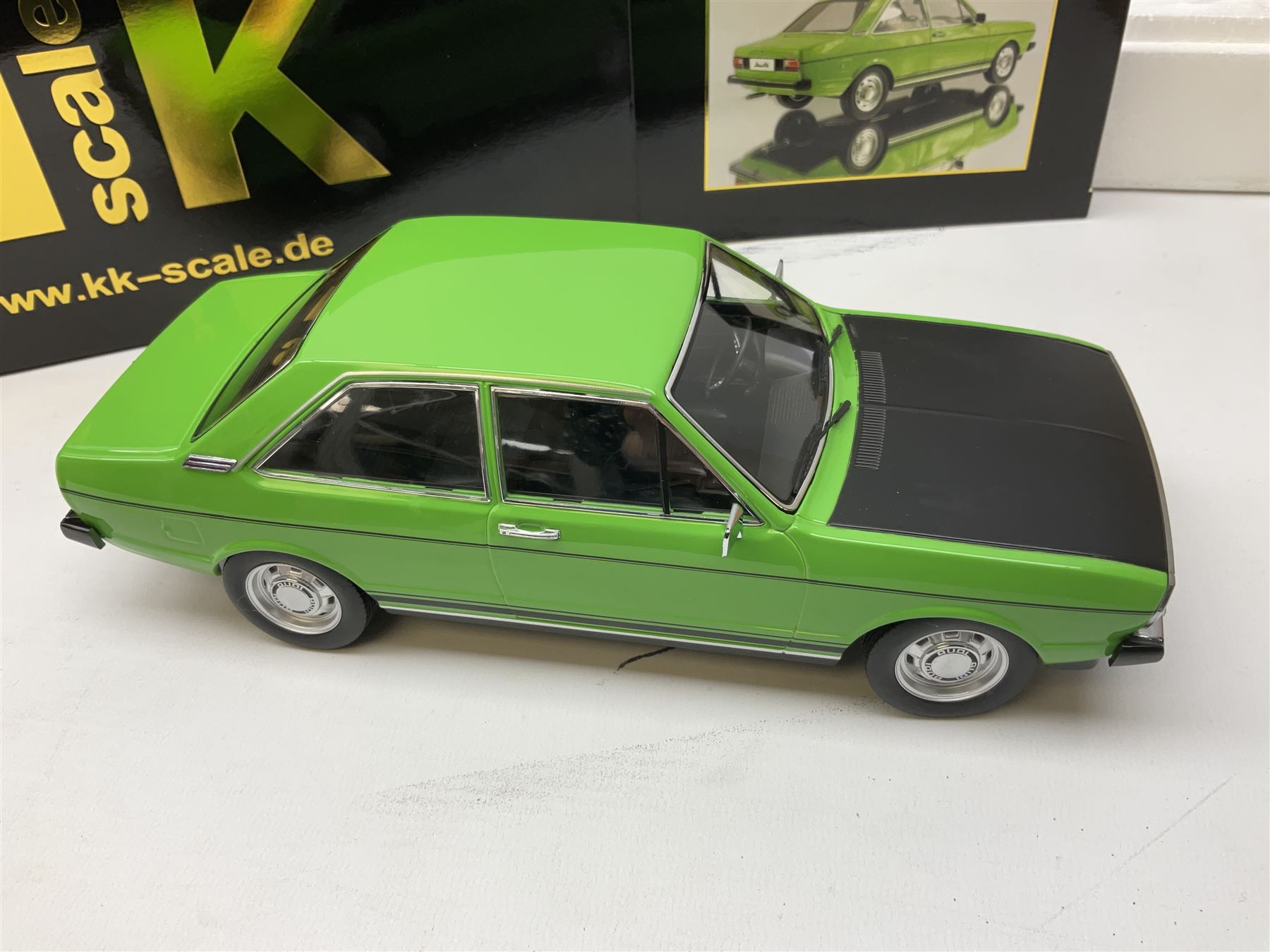 KK Scale Germany - two 1:18 scale die-cast models comprising Audi 80 GTE and BMW 3.0S; both limited - Image 3 of 8