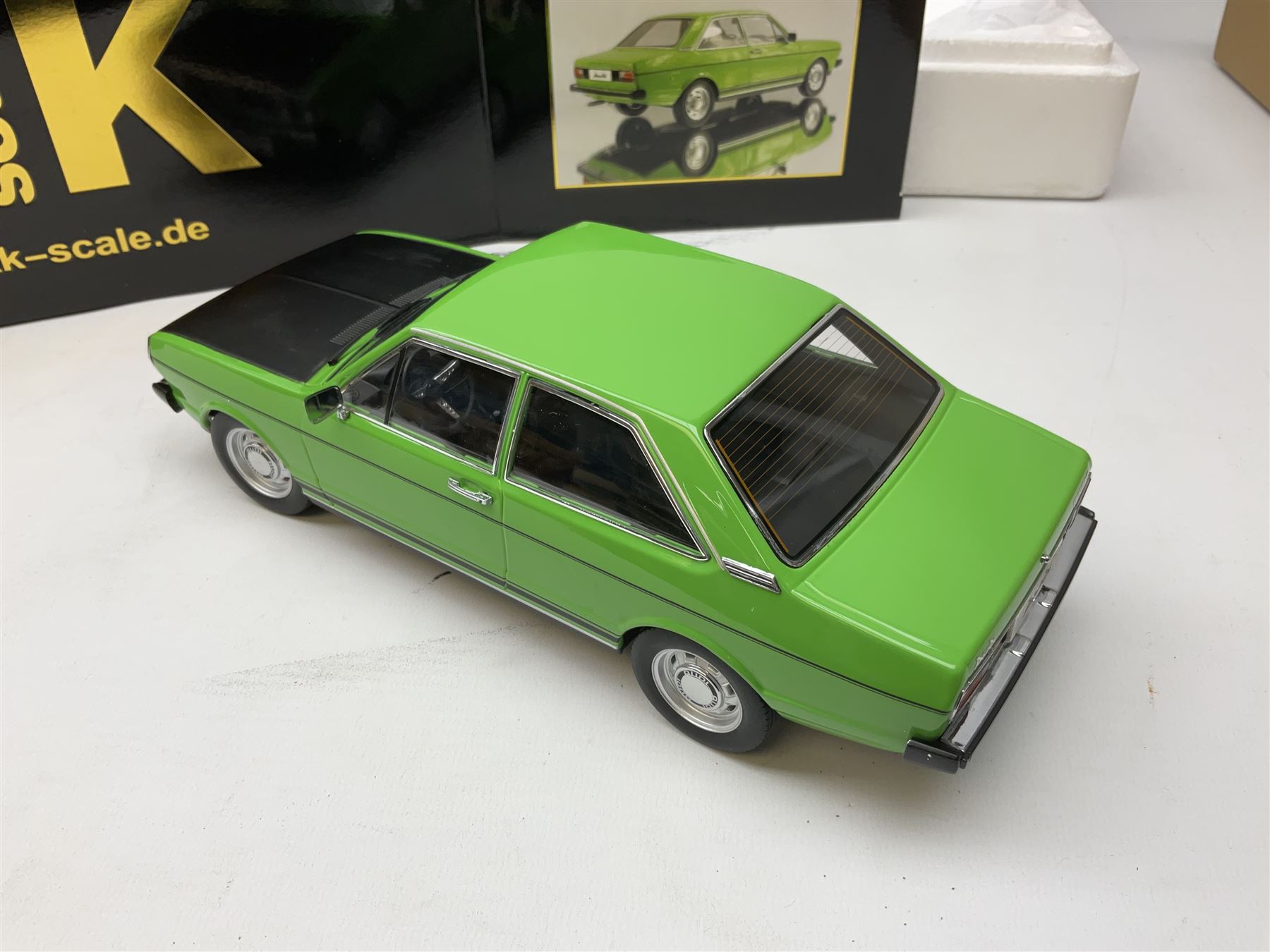 KK Scale Germany - two 1:18 scale die-cast models comprising Audi 80 GTE and BMW 3.0S; both limited - Image 4 of 8