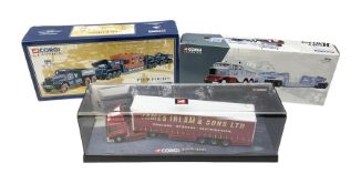 Corgi - Modern Trucks Series No.75401 Leyland Daf Curtainside James Irlam & Sons Ltd in perspex case