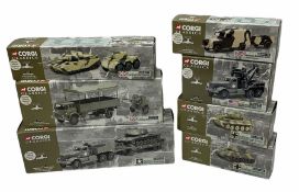 Corgi Classics - seven limited edition die-cast military vehicles nos.07501