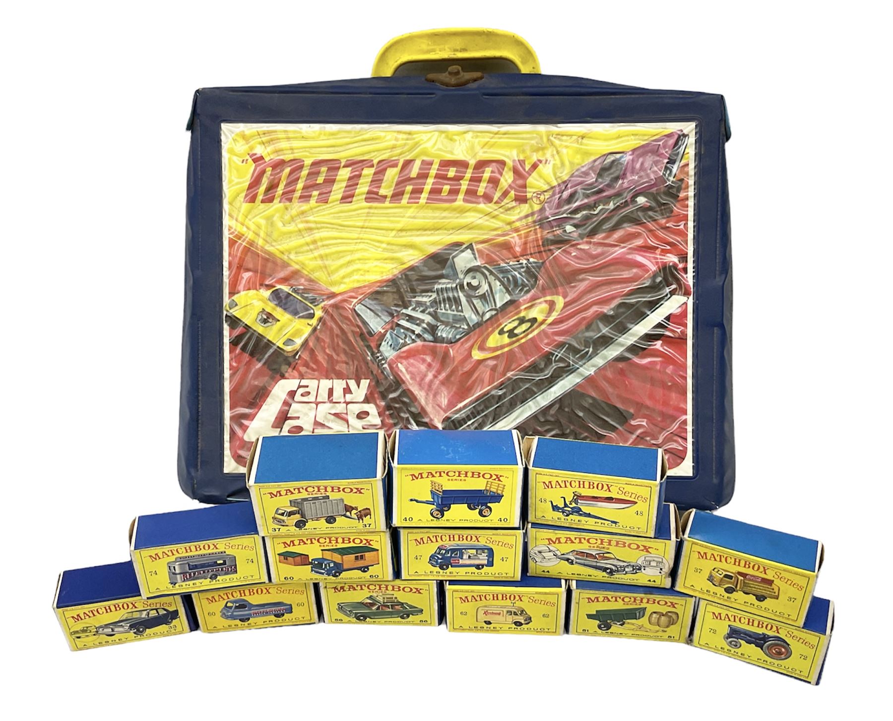 Matchbox 1-75 Series - Carry Case containing fourteen models comprising 33b