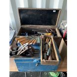 Job lot of wood working and other tools