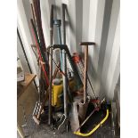 Various garden tools including sprayer - THIS LOT IS TO BE COLLECTED BY APPOINTMENT FROM DUGGLEBY ST