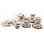 Queen's Richmond pattern tea set for six