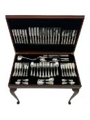 Sheffield silver-plated canteen of cutlery