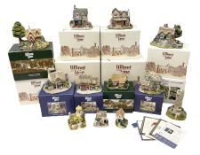Twelve Lilliput Lane models to include The 1994 Anniversary Cottage Watermeadows