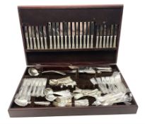 Cased canteen of Sheffield Cutlery silver-plated cutlery